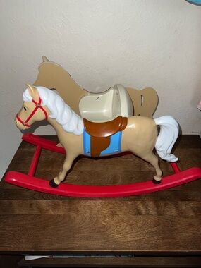American girl bitty musical rocking horse